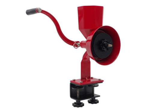 Wonder Junior Deluxe PLUS Hand Grain Mill (red)